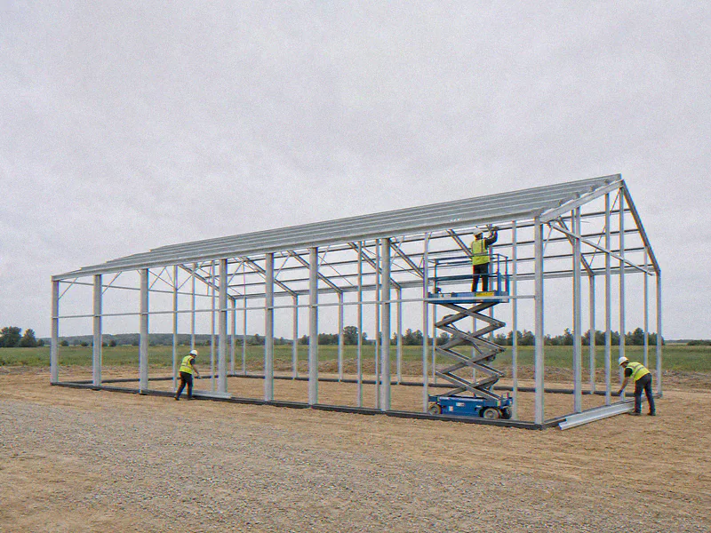 Hala dwuspadowa 12m — realizacja Progress Hale