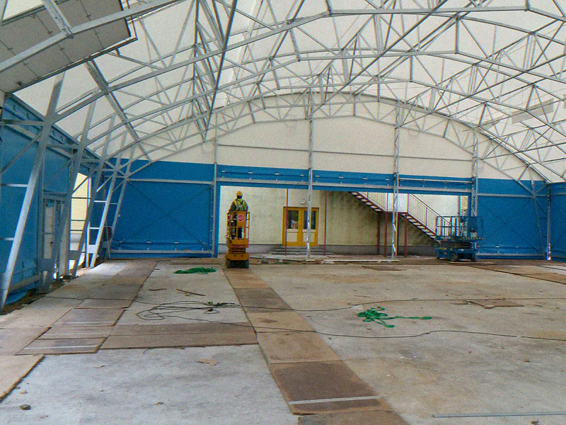 Hala dwuspadowa 18m — realizacja Progress Hale
