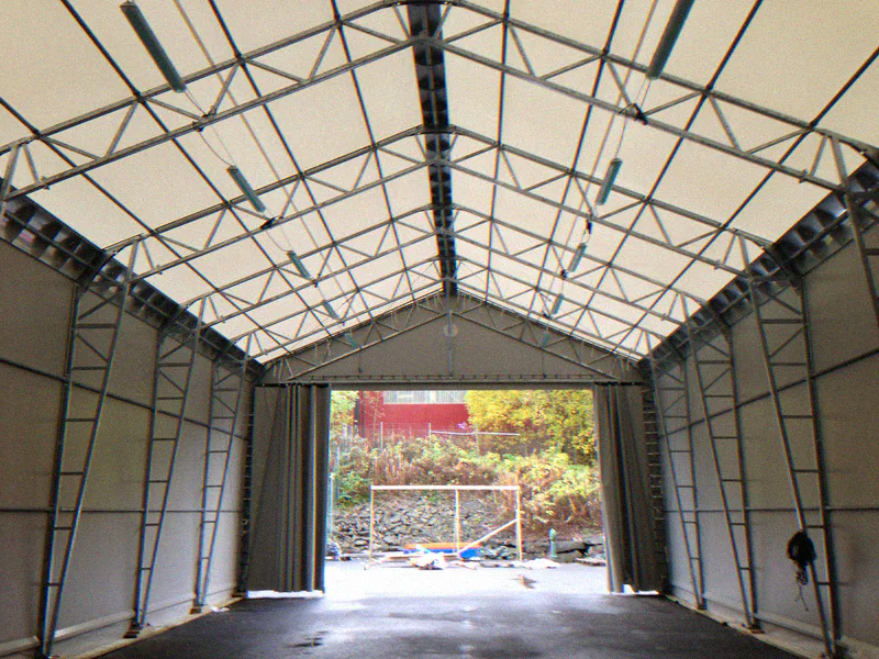 Hala dwuspadowa 8m — realizacja Progress Hale